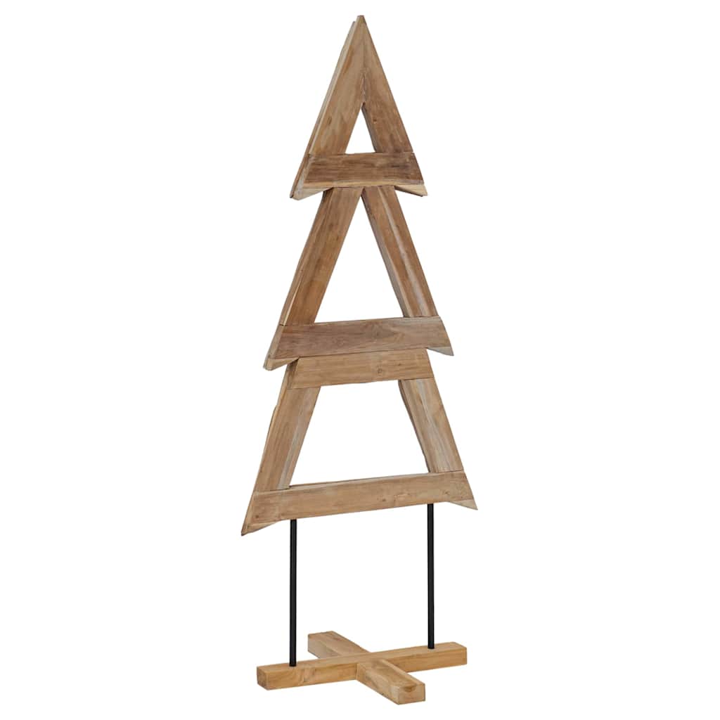 vidaXL Choinka z podstawą Brązowy 149,5 cm Lite drewno tekowe