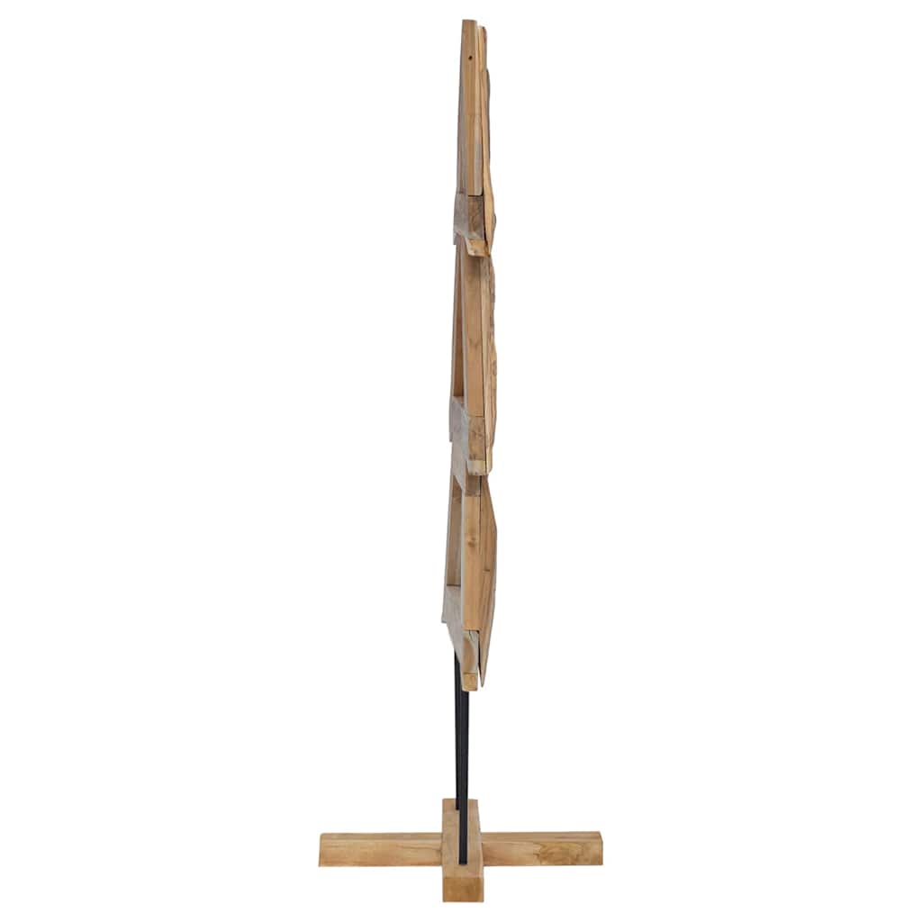 vidaXL Choinka z podstawą Brązowy 149,5 cm Lite drewno tekowe