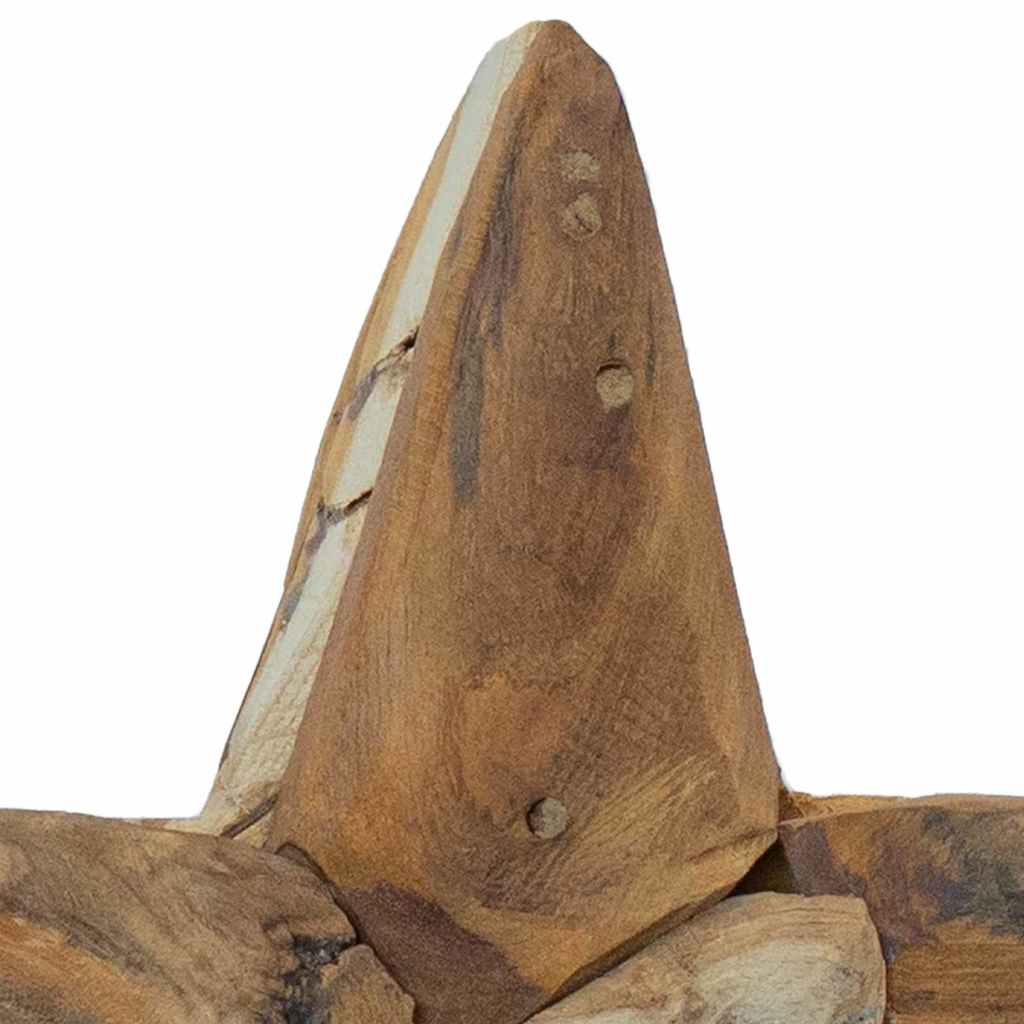 vidaXL Gwiazda Bożonarodzeniowa Brązowy 31 x 15 x 46 cm