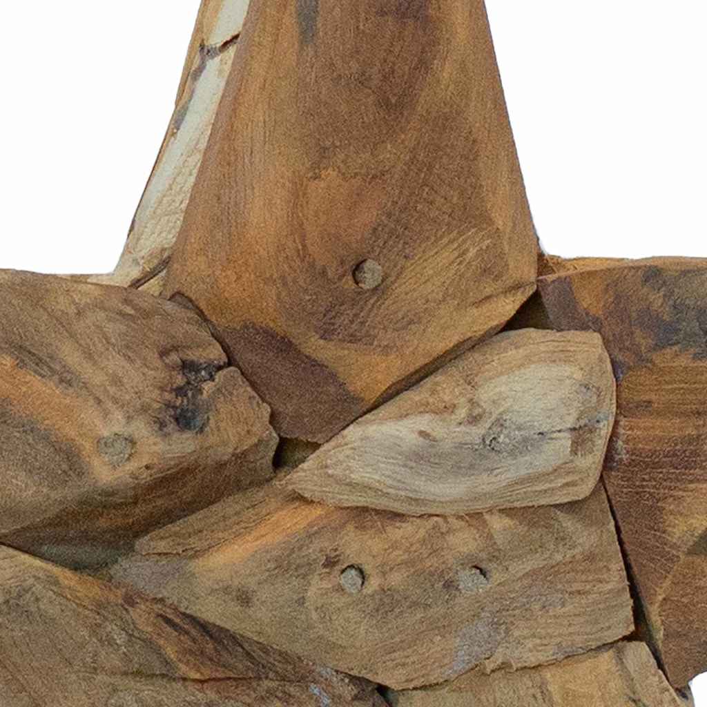 vidaXL Gwiazda Bożonarodzeniowa Brązowy 31 x 15 x 46 cm