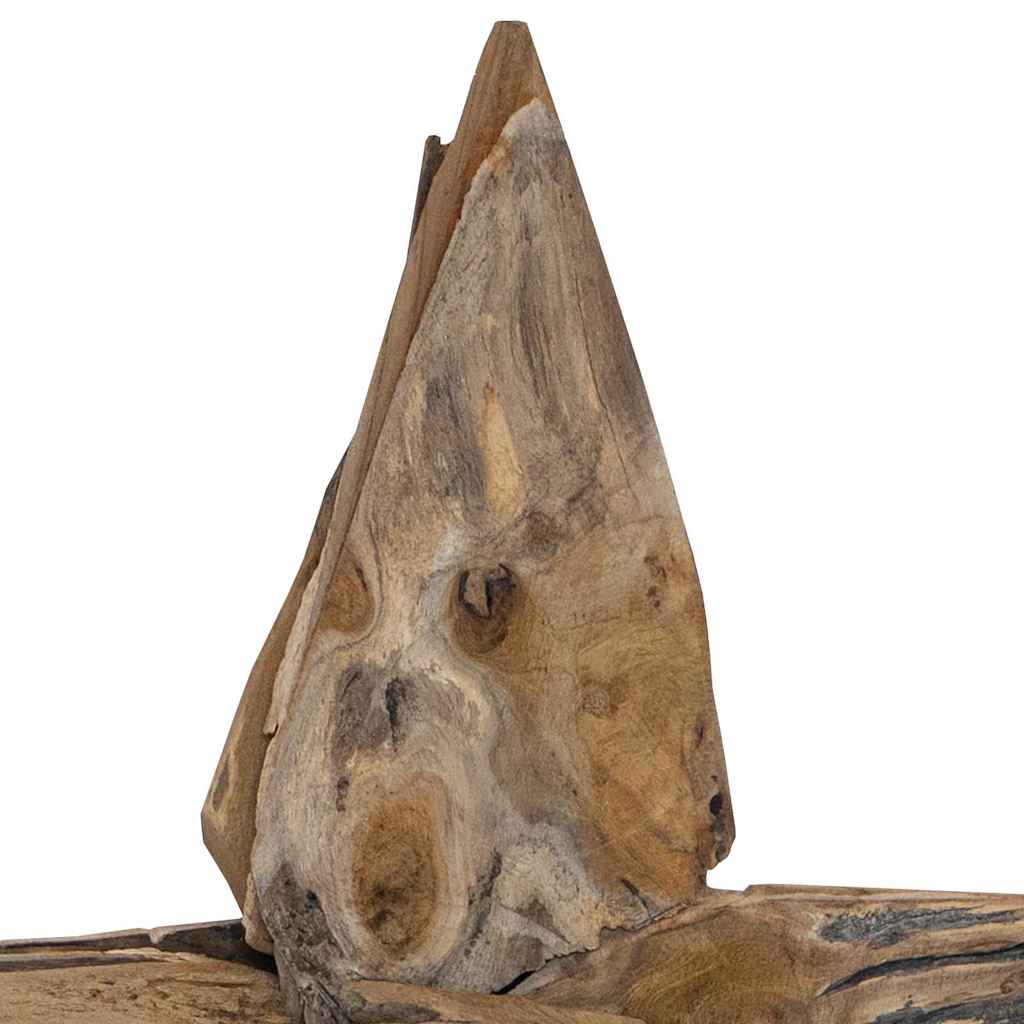 vidaXL Gwiazda Bożonarodzeniowa Brązowy 59,5 x 18 x 74 cm