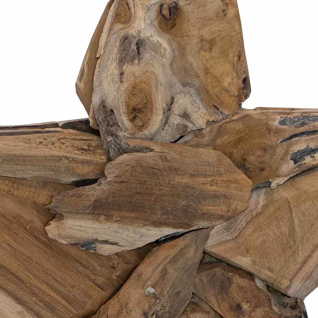 vidaXL Gwiazda Bożonarodzeniowa Brązowy 59,5 x 18 x 74 cm