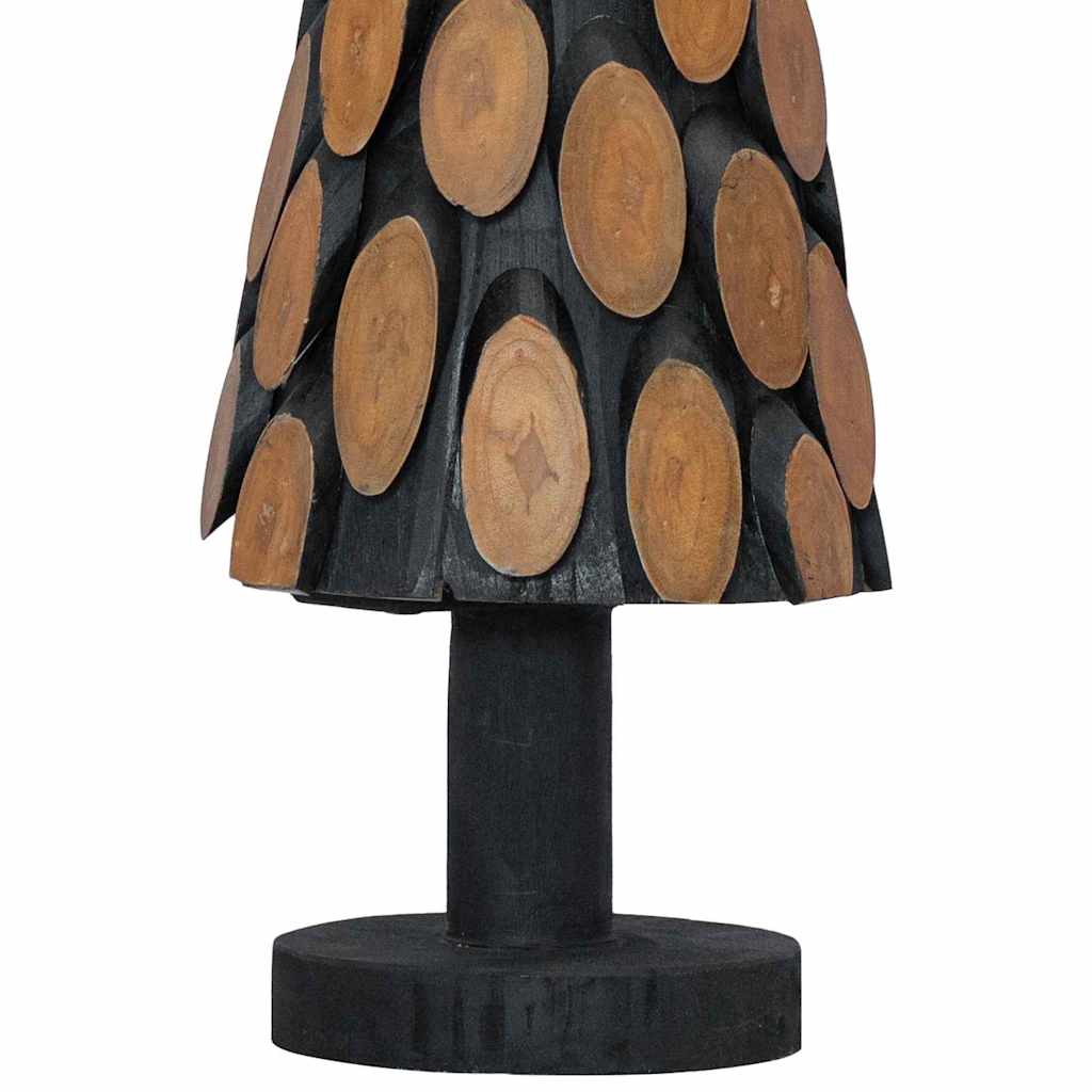 vidaXL Choinka z podstawą Brązowy 61 cm Lite drewno tekowe