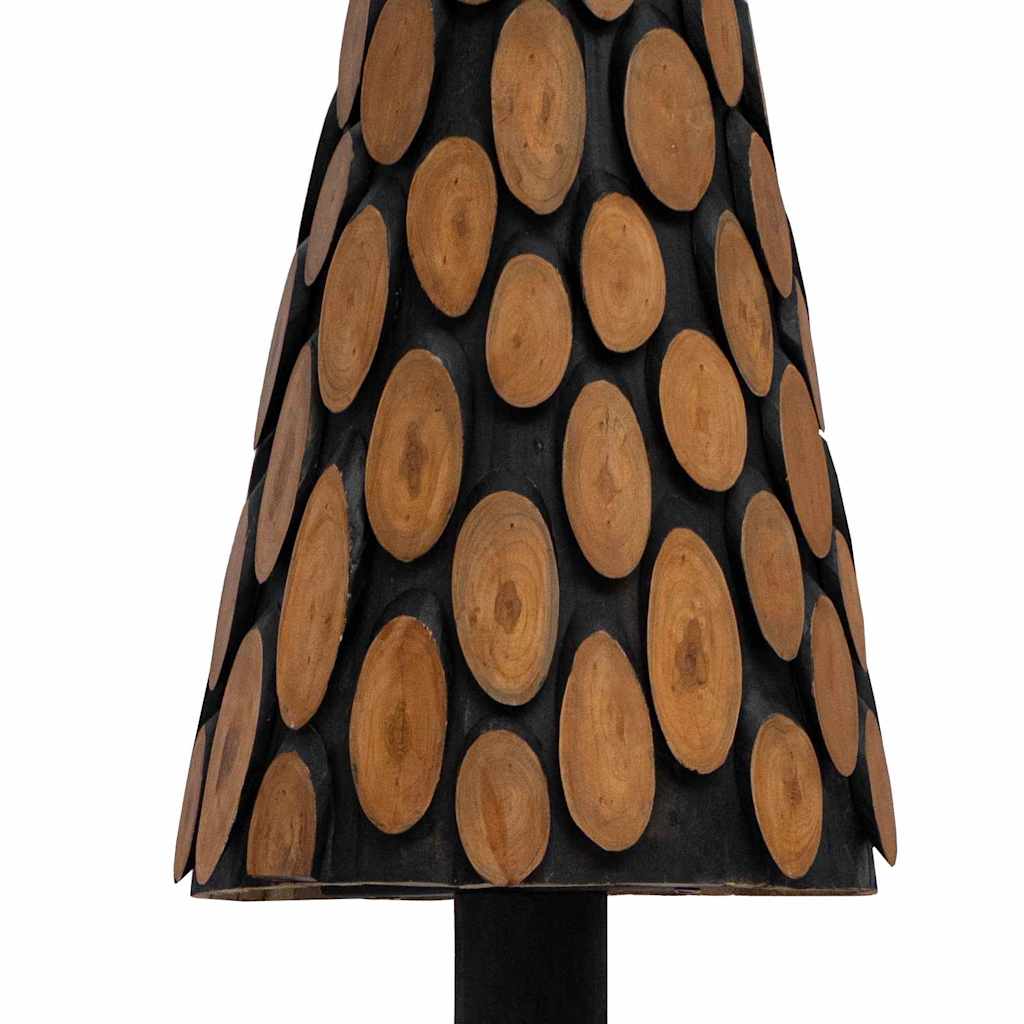 vidaXL Choinka z podstawą Brązowy 149 cm Lite drewno tekowe
