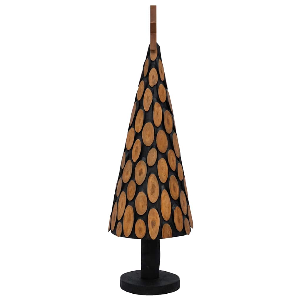 vidaXL Choinka z podstawą Brązowy 149 cm Lite drewno tekowe