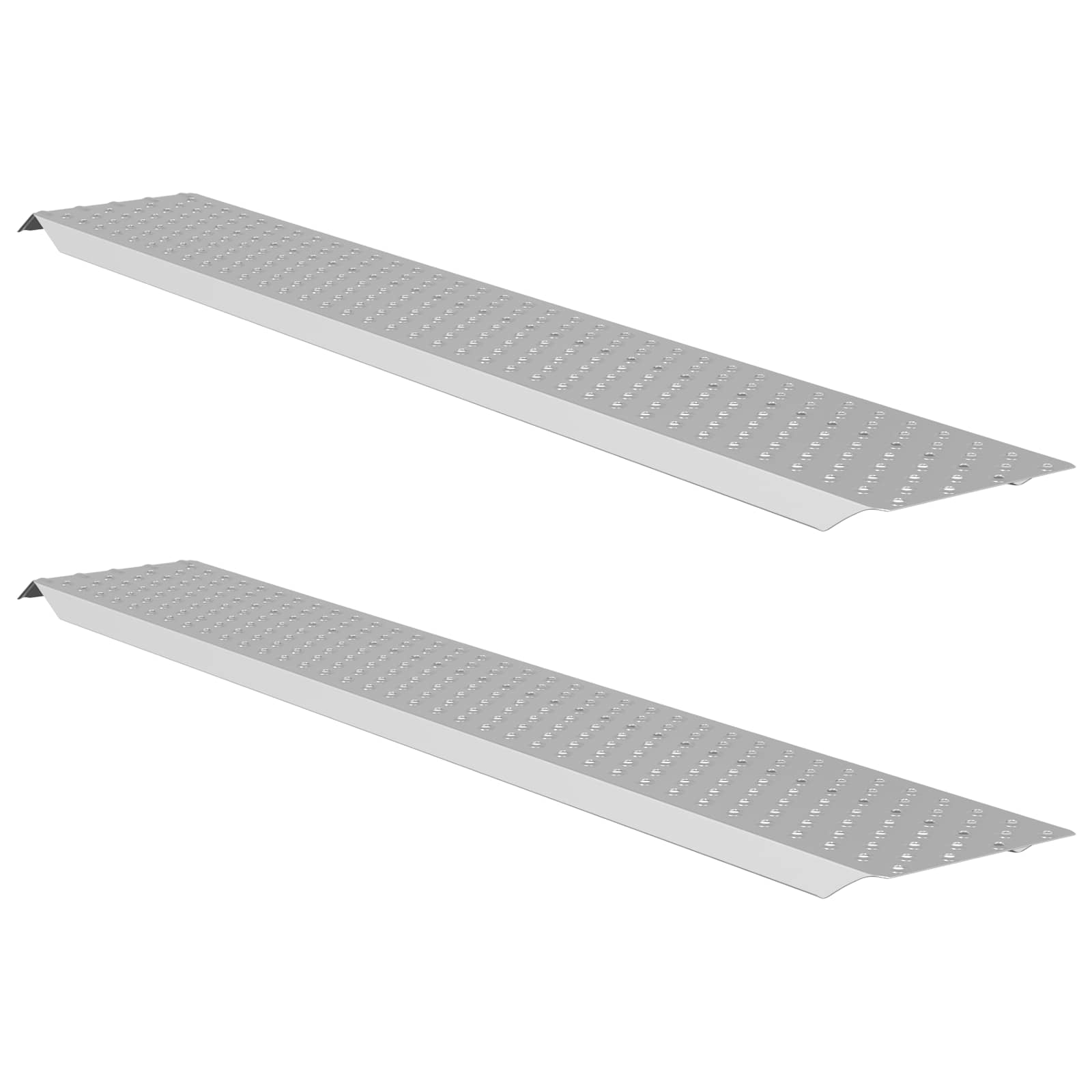 vidaXL Rampy załadunkowe 200 kg Srebrny 159 x 23 x 5 cm