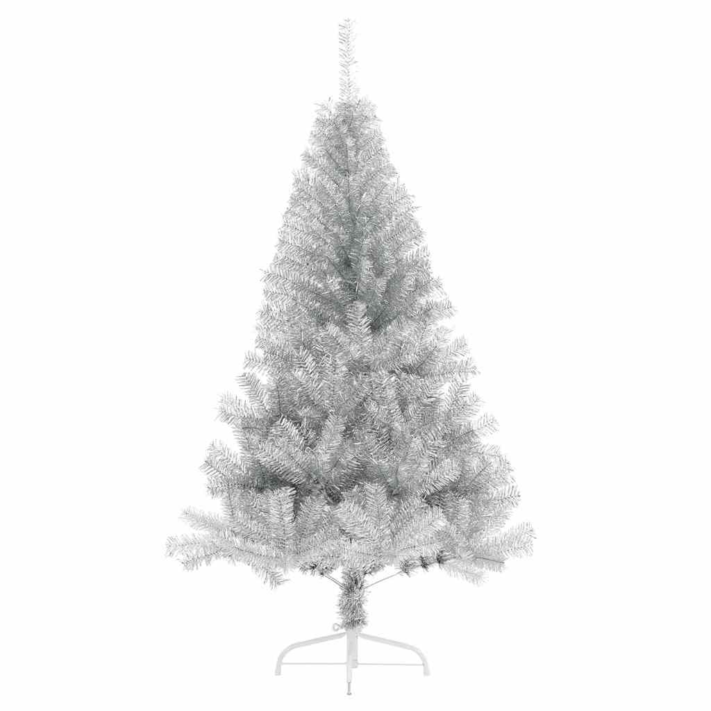vidaXL Sztuczna choinka z oświetleniem na Boże Narodzenie 120 cm PET