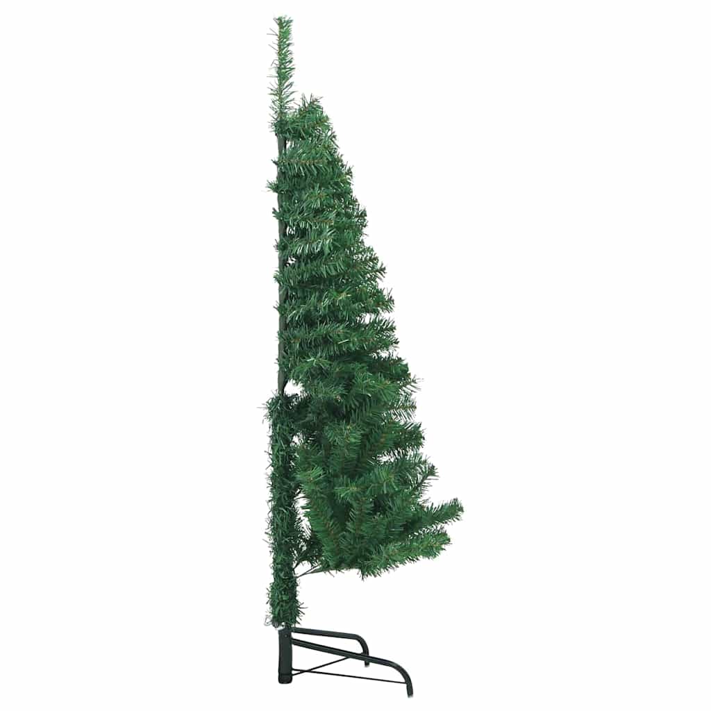vidaXL Rogowa Sztuczna Choinka z podstawą Zielony 150 cm PVC i Metal