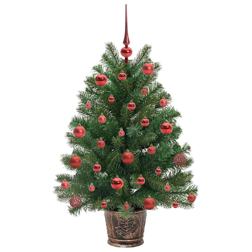 vidaXL Sztuczna choinka z 150 diodami LED Zielony 95 cm PE i PVC