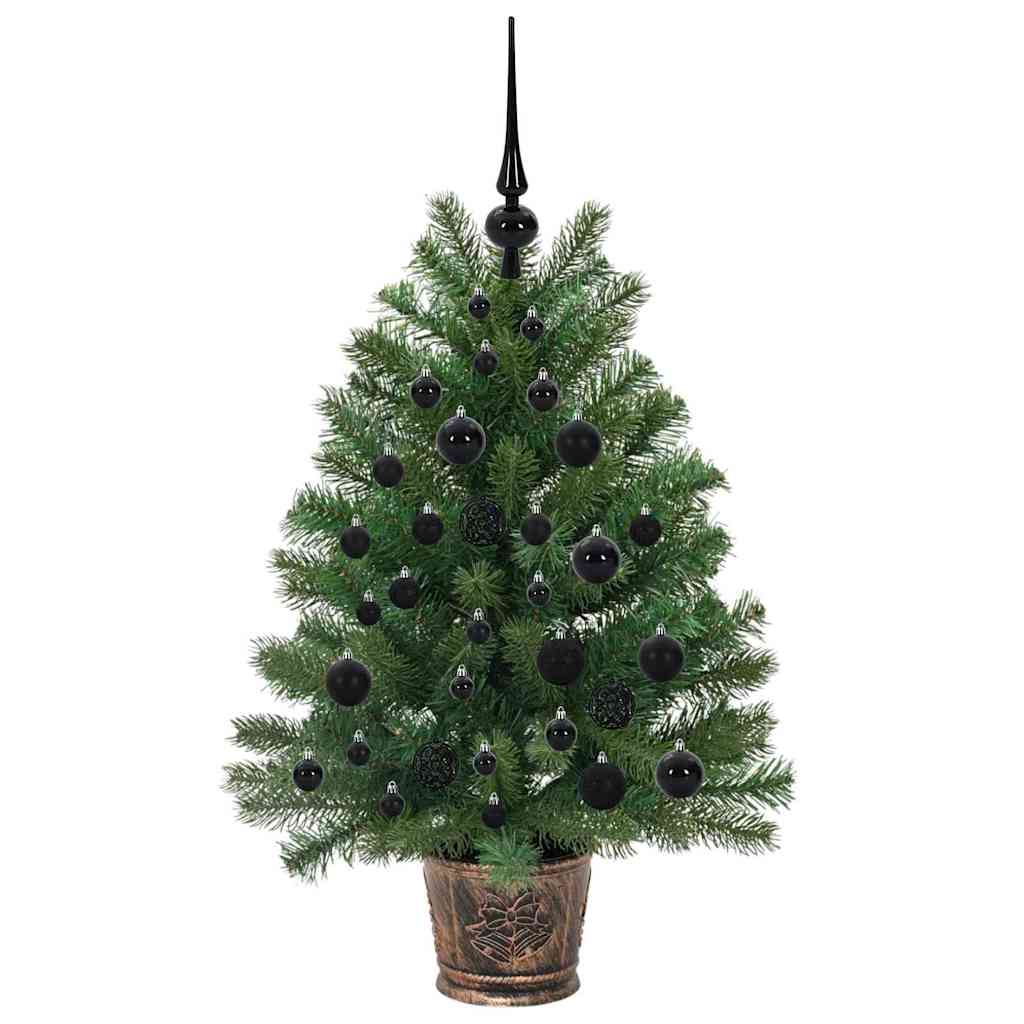 vidaXL Sztuczna choinka z 150 diodami LED Zielony 95 cm PE i PVC