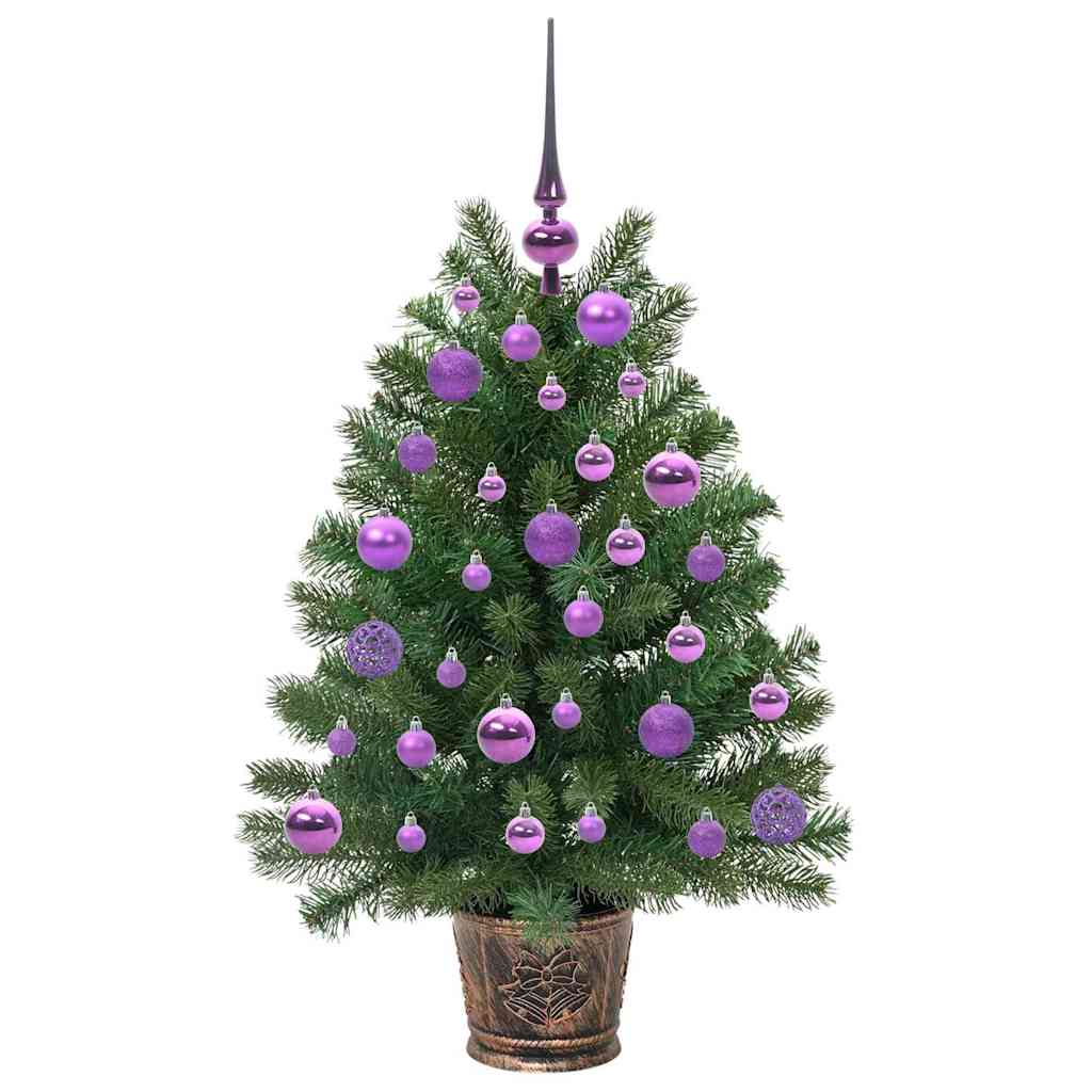 vidaXL Sztuczna choinka z 150 diodami LED Zielony 95 cm PE i PVC