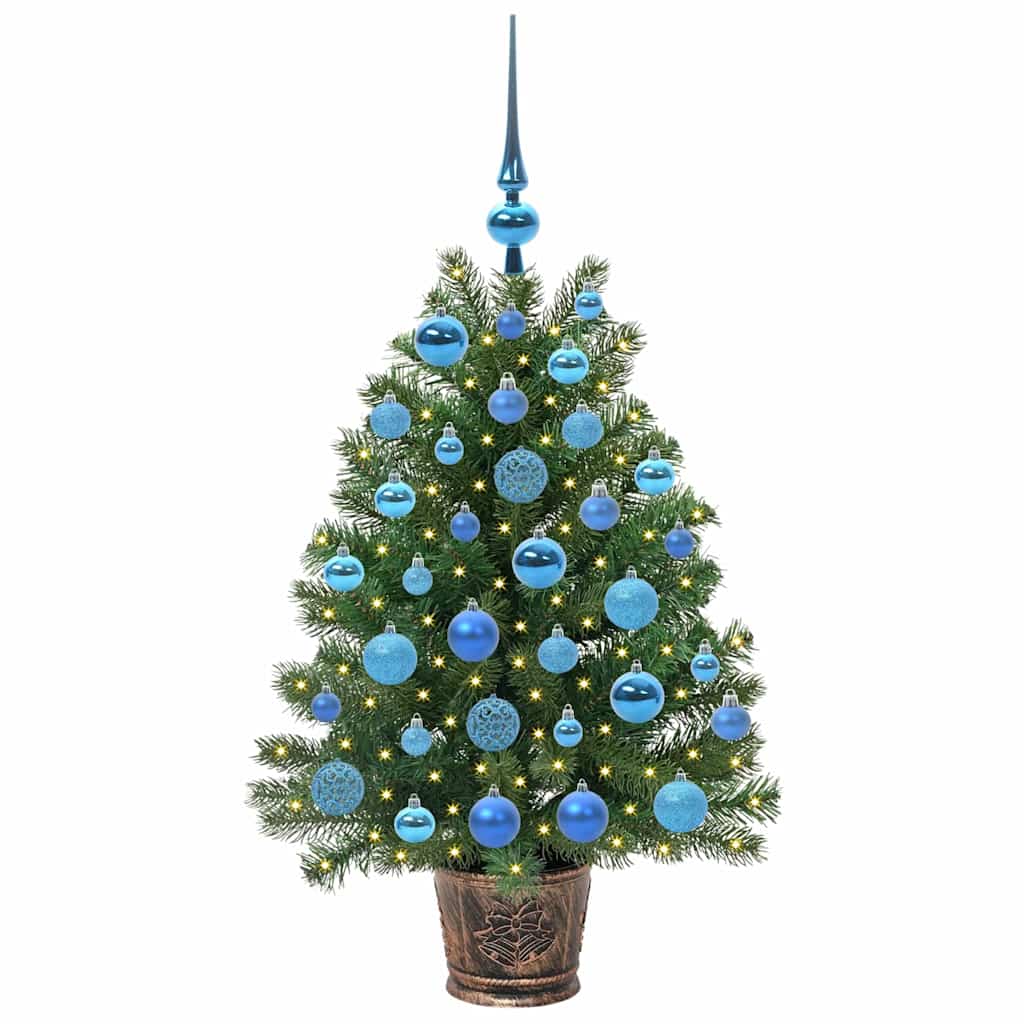 vidaXL Sztuczna choinka z 150 diodami LED Zielony 95 cm PE i PVC