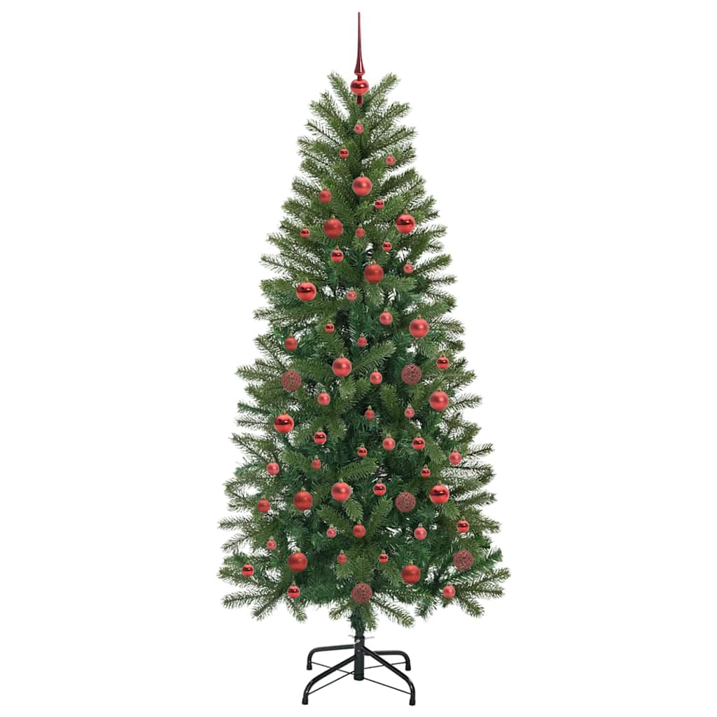 vidaXL Sztuczna choinka Zielony 180 cm PE i PVC
