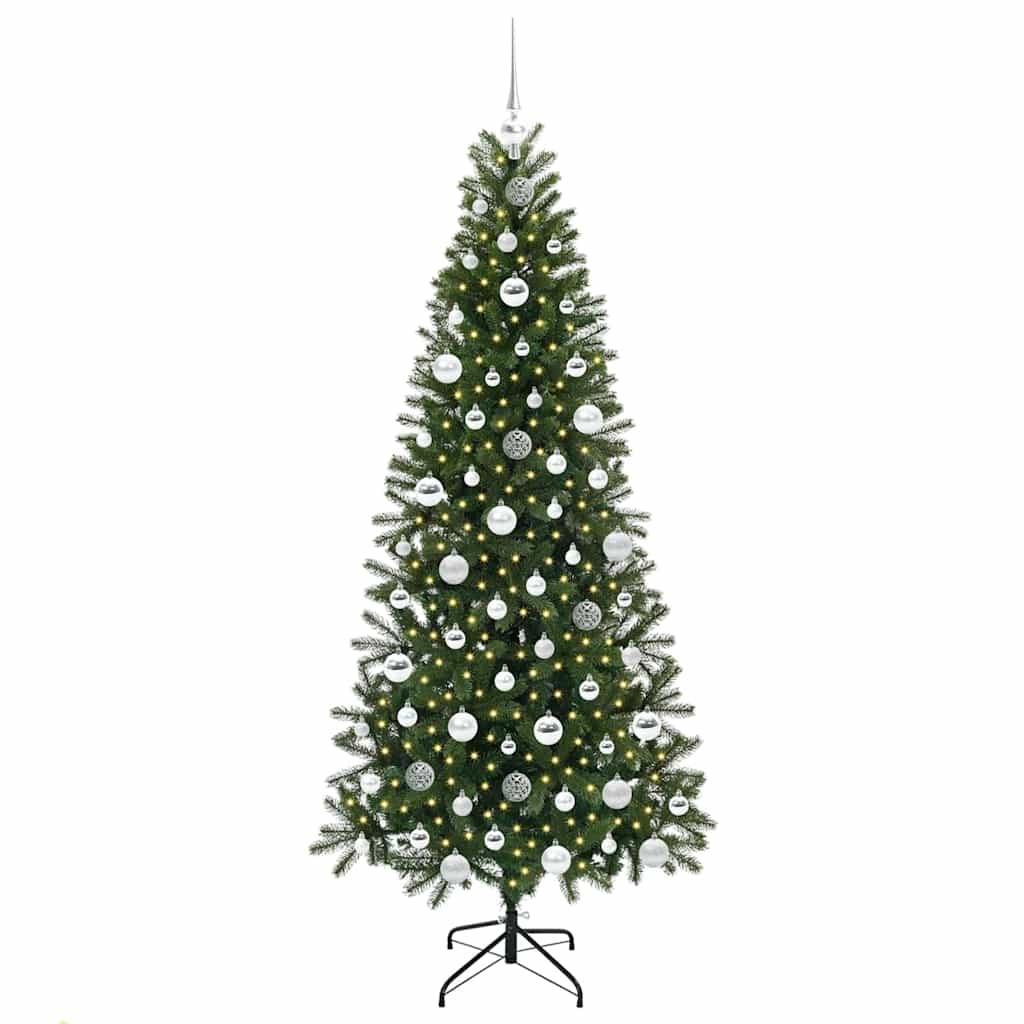 vidaXL Sztuczna choinka Zielony 180 cm PE i PVC