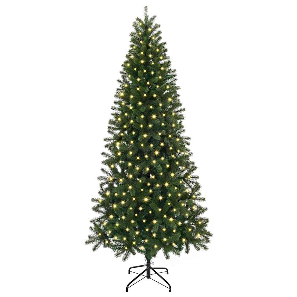 vidaXL Sztuczna choinka Zielony 240 cm PE i PVC