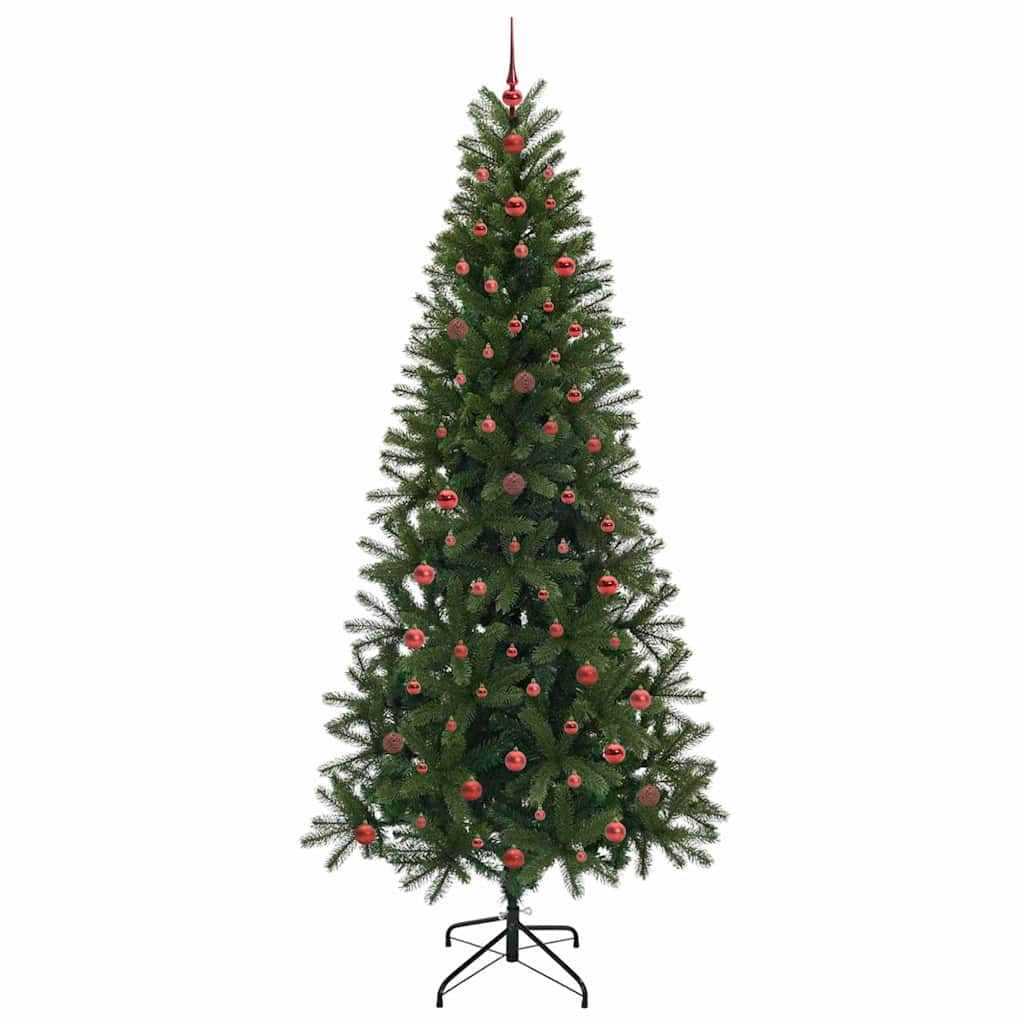vidaXL Sztuczna choinka Zielony 240 cm PE i PVC