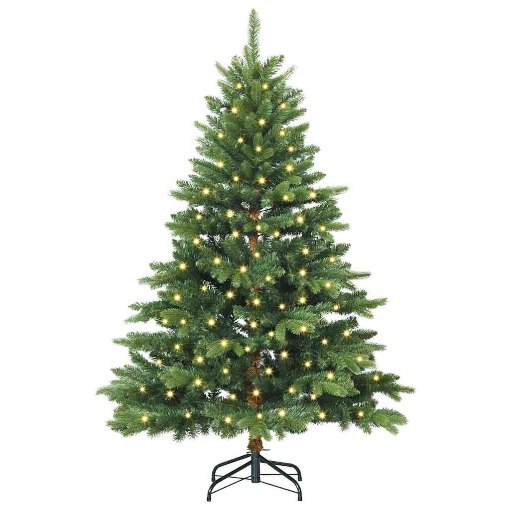 vidaXL Sztuczna choinka z 150 diodami LED Zielony 120 cm PE i PVC