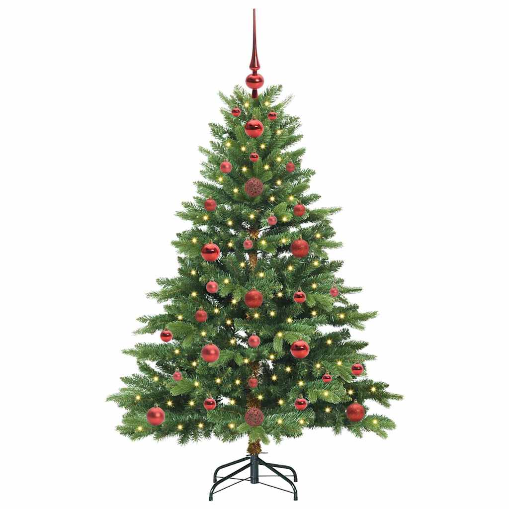 vidaXL Sztuczna choinka z 150 diodami LED Zielony 120 cm PE i PVC