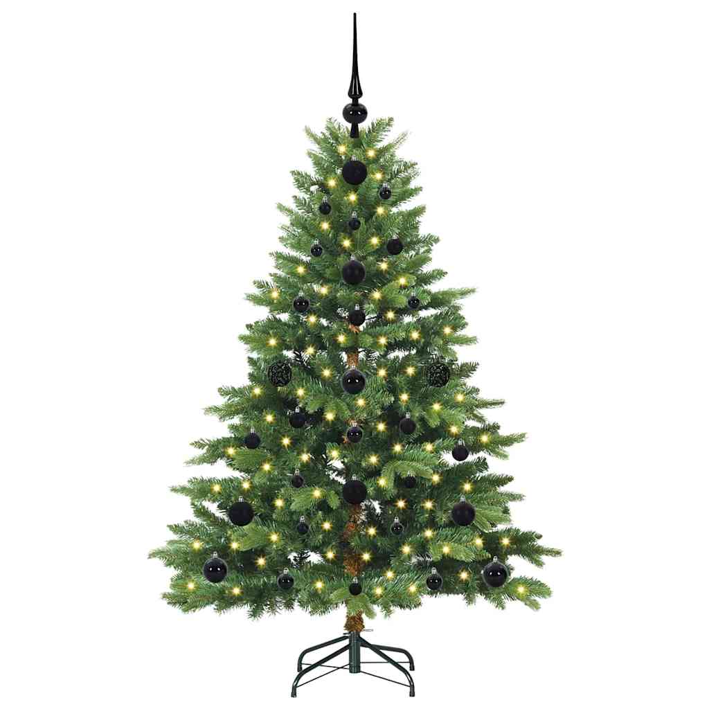 vidaXL Sztuczna choinka z 150 diodami LED Zielony 120 cm PE i PVC