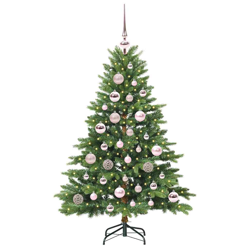 vidaXL Sztuczna choinka z 150 diodami LED Zielony 120 cm PE i PVC