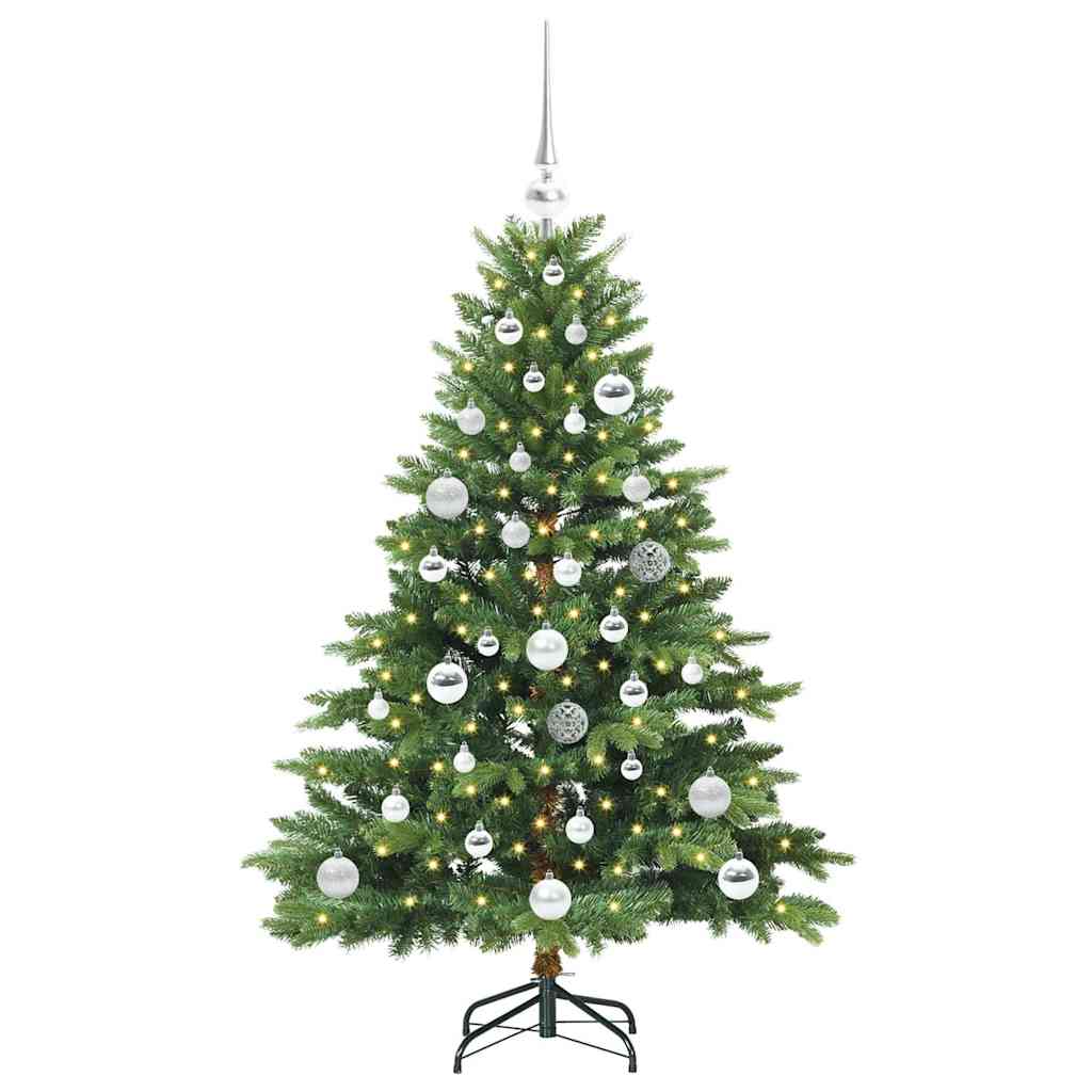 vidaXL Sztuczna choinka z 150 diodami LED Zielony 120 cm PE i PVC