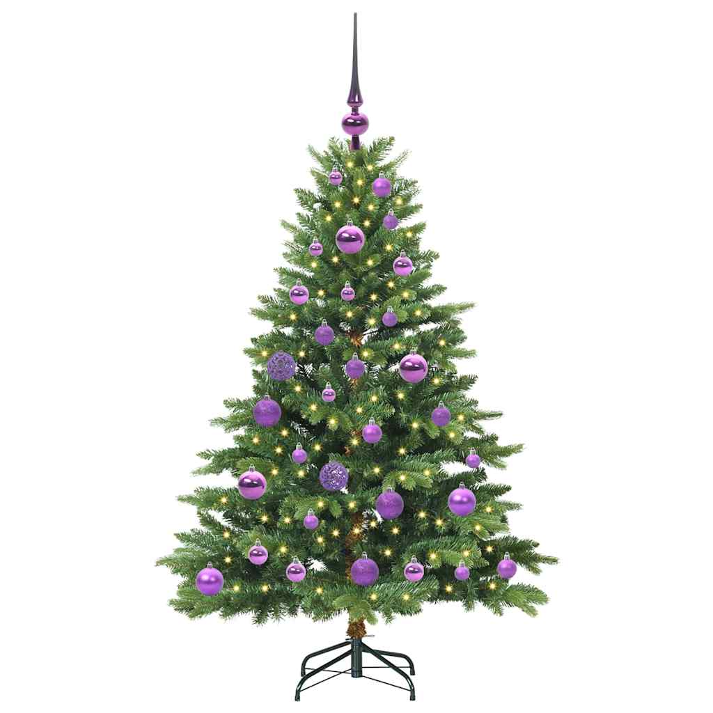 vidaXL Sztuczna choinka z 150 diodami LED Zielony 120 cm PE i PVC