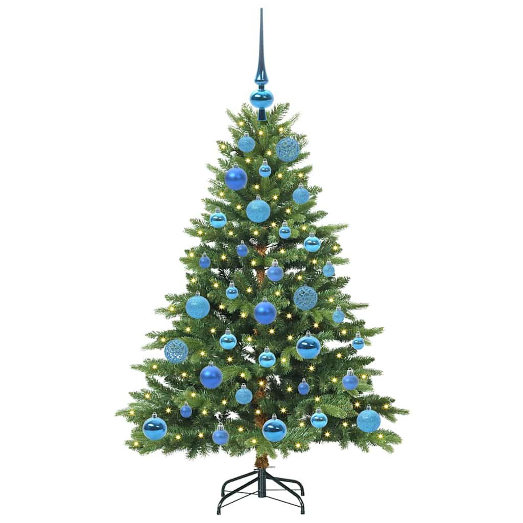 vidaXL Sztuczna choinka z 150 diodami LED Zielony 120 cm PE i PVC