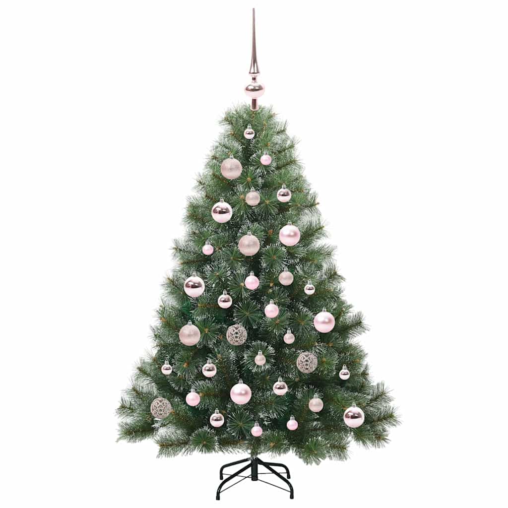 vidaXL Sztuczna choinka z 150 diodami LED Zielony 120 cm PE i PVC