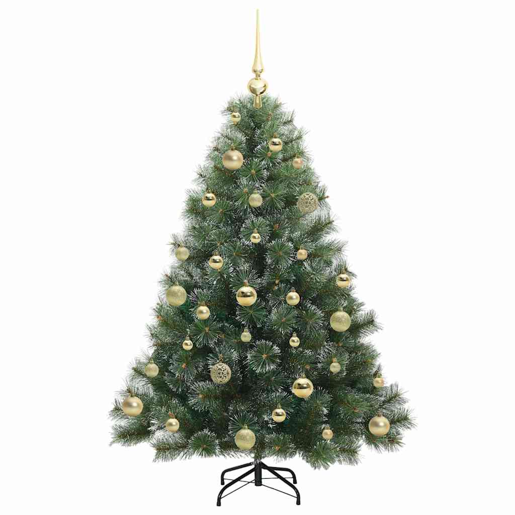 vidaXL Sztuczna choinka z 150 diodami LED Zielony 120 cm PE i PVC