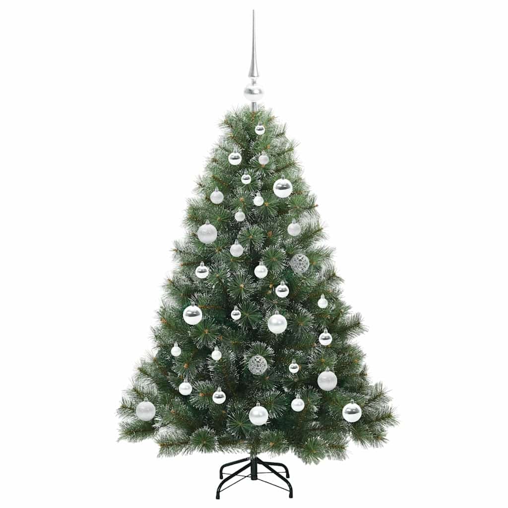 vidaXL Sztuczna choinka z 150 diodami LED Zielony 120 cm PE i PVC