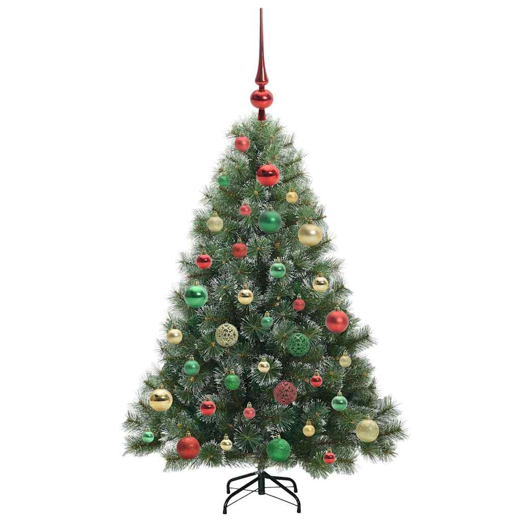 vidaXL Sztuczna choinka z 150 diodami LED Zielony 120 cm PE i PVC