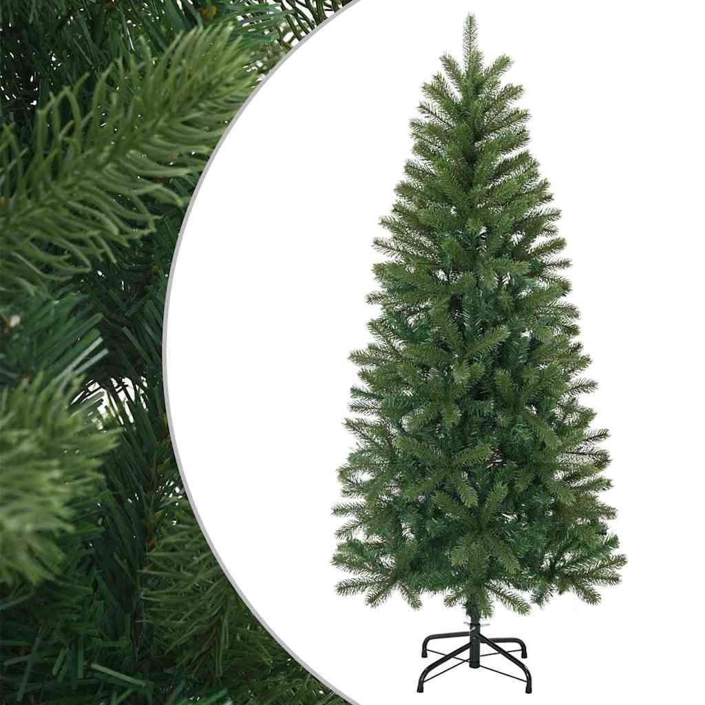 vidaXL Sztuczna choinka z podstawą Zielony 150 cm PVC, PE i stal