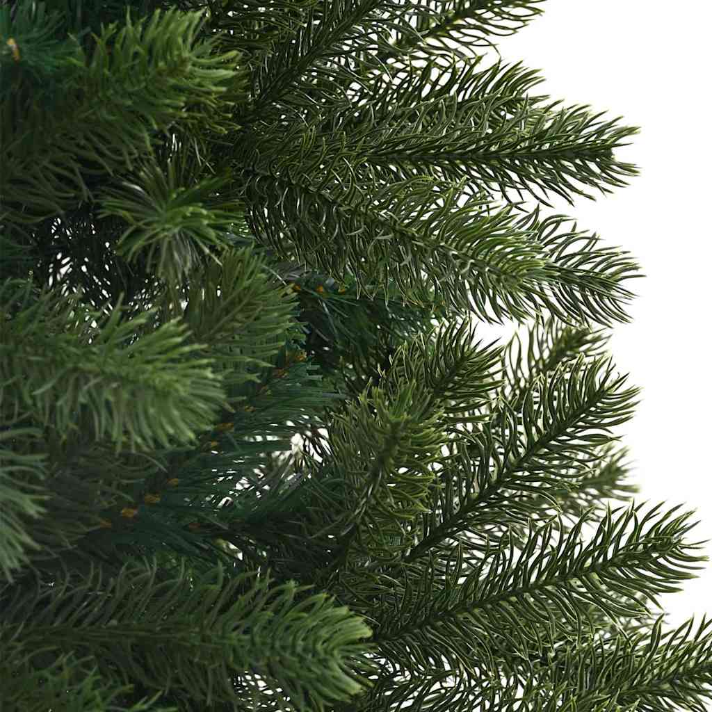 vidaXL Sztuczna choinka z podstawą Zielony 210 cm PVC, PE i stal