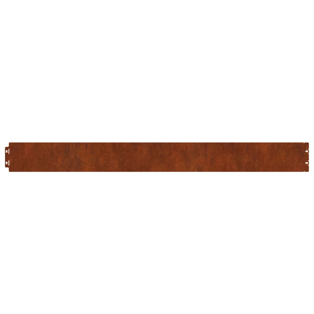 vidaXL Krawężnik do trawnika 30 szt. 20 x 103 cm Stal kortenowska
