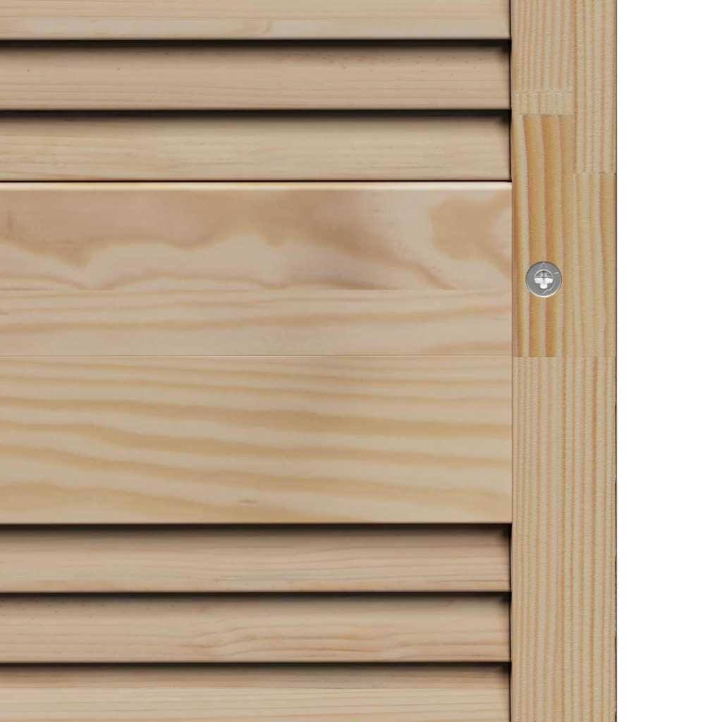 vidaXL Drzwi do szafki 2 pcs Naturalny 140,5 x 2,1 x 59,5 cm
