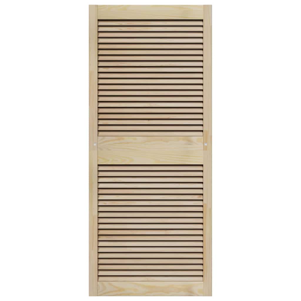 vidaXL Drzwi do szafki 2 pcs Naturalny 140,5 x 2,1 x 59,5 cm