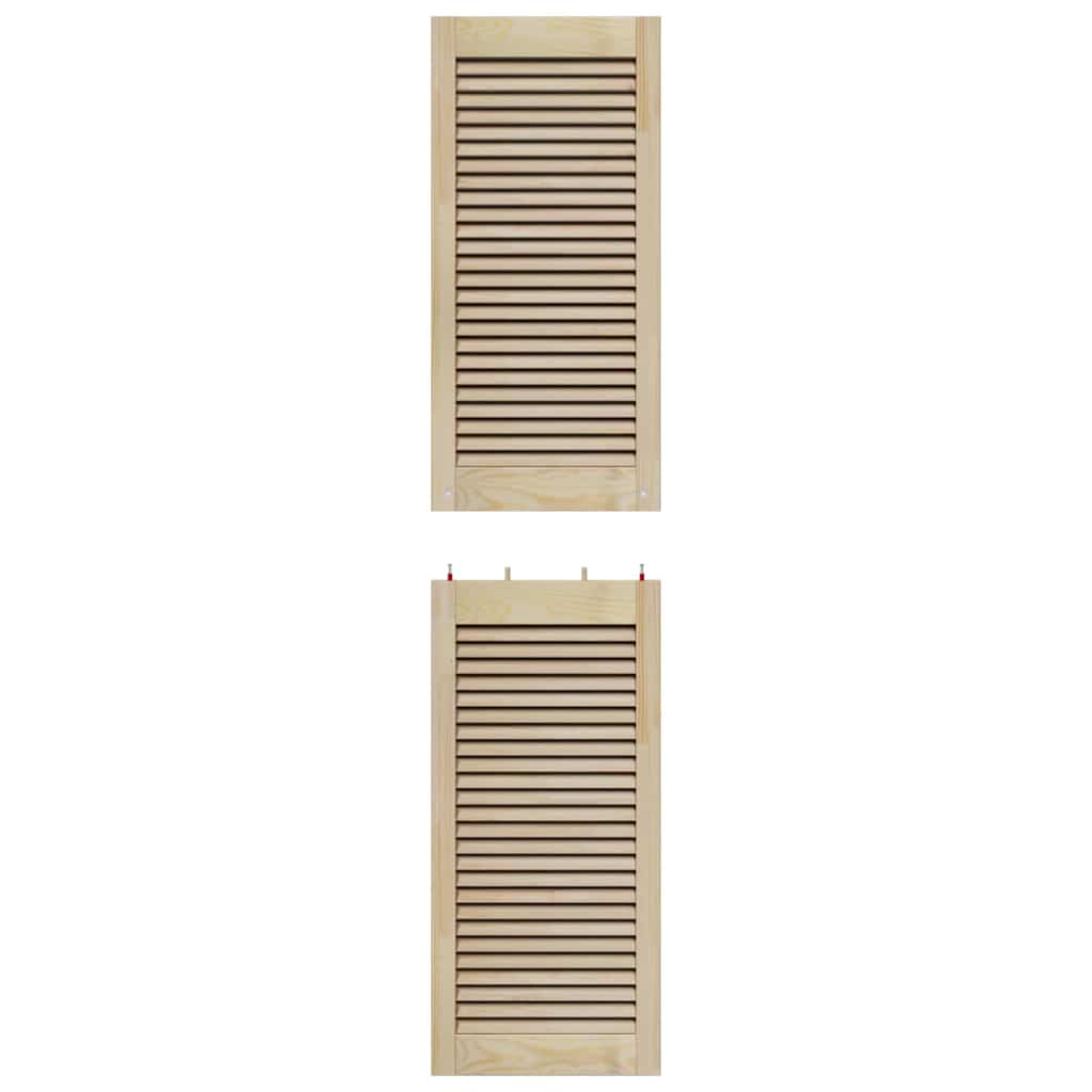 vidaXL Drzwi do szafki z drzwiami 2 pcs Naturalny 170 x 2,1 x 39,5 cm