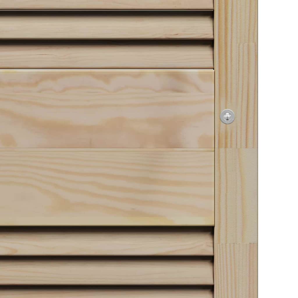 vidaXL Drzwi do szafki z drzwiami 2 pcs Naturalny 170 x 2,1 x 39,5 cm
