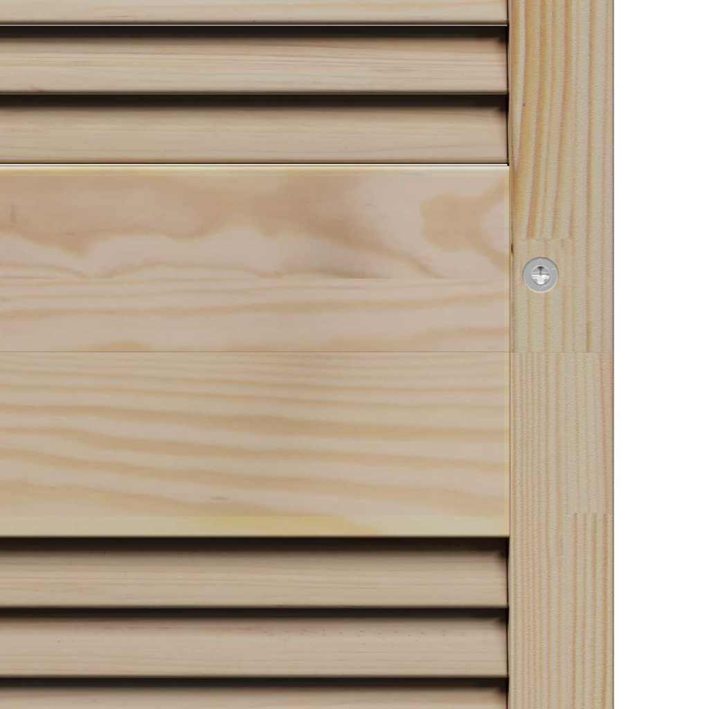 vidaXL Drzwi do szafki z drzwiami 2 pcs Naturalny 170 x 2,1 x 59,5 cm