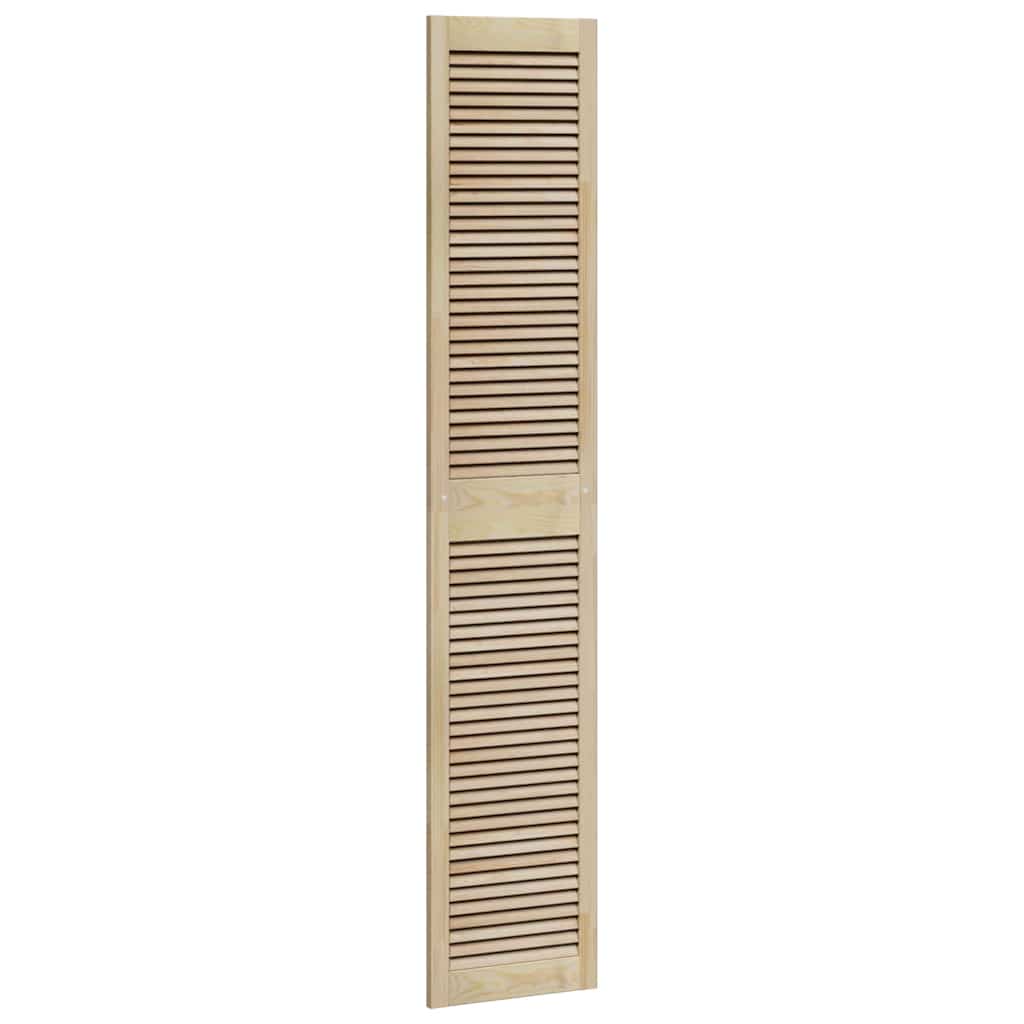 vidaXL Drzwi do szafki z drzwiami 2 pcs Naturalny 201 x 2,1 x 39,5 cm