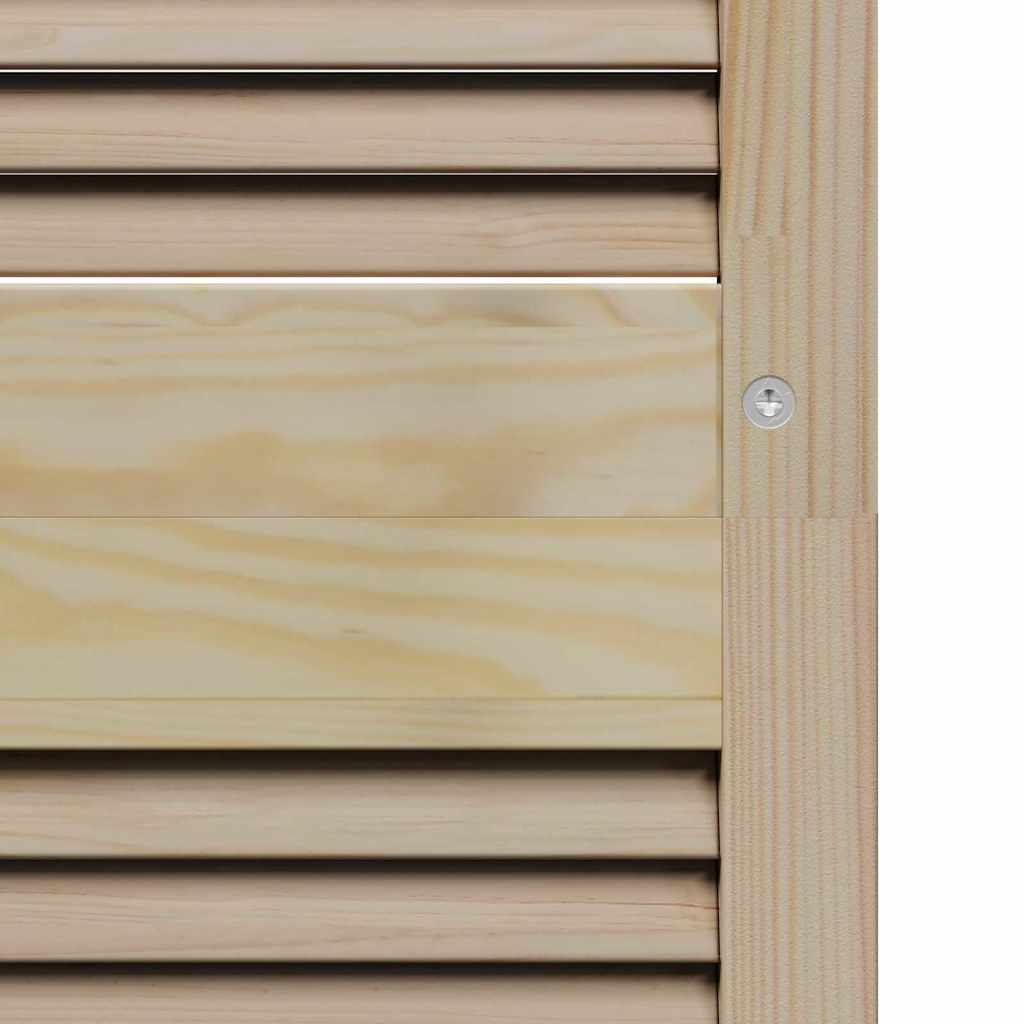 vidaXL Drzwi do szafki z drzwiami 2 pcs Naturalny 201 x 2,1 x 49,5 cm