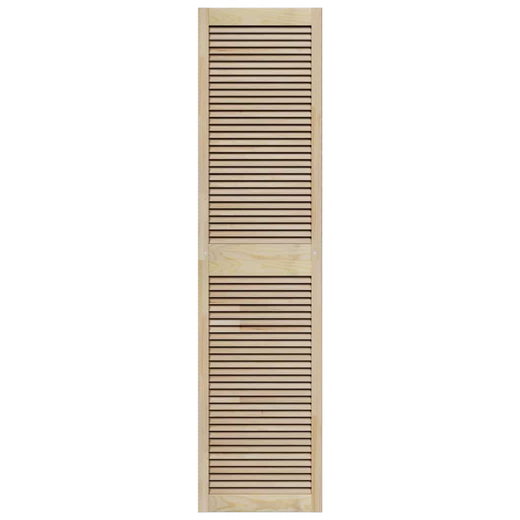 vidaXL Drzwi do szafki z drzwiami 2 pcs Naturalny 201 x 2,1 x 49,5 cm