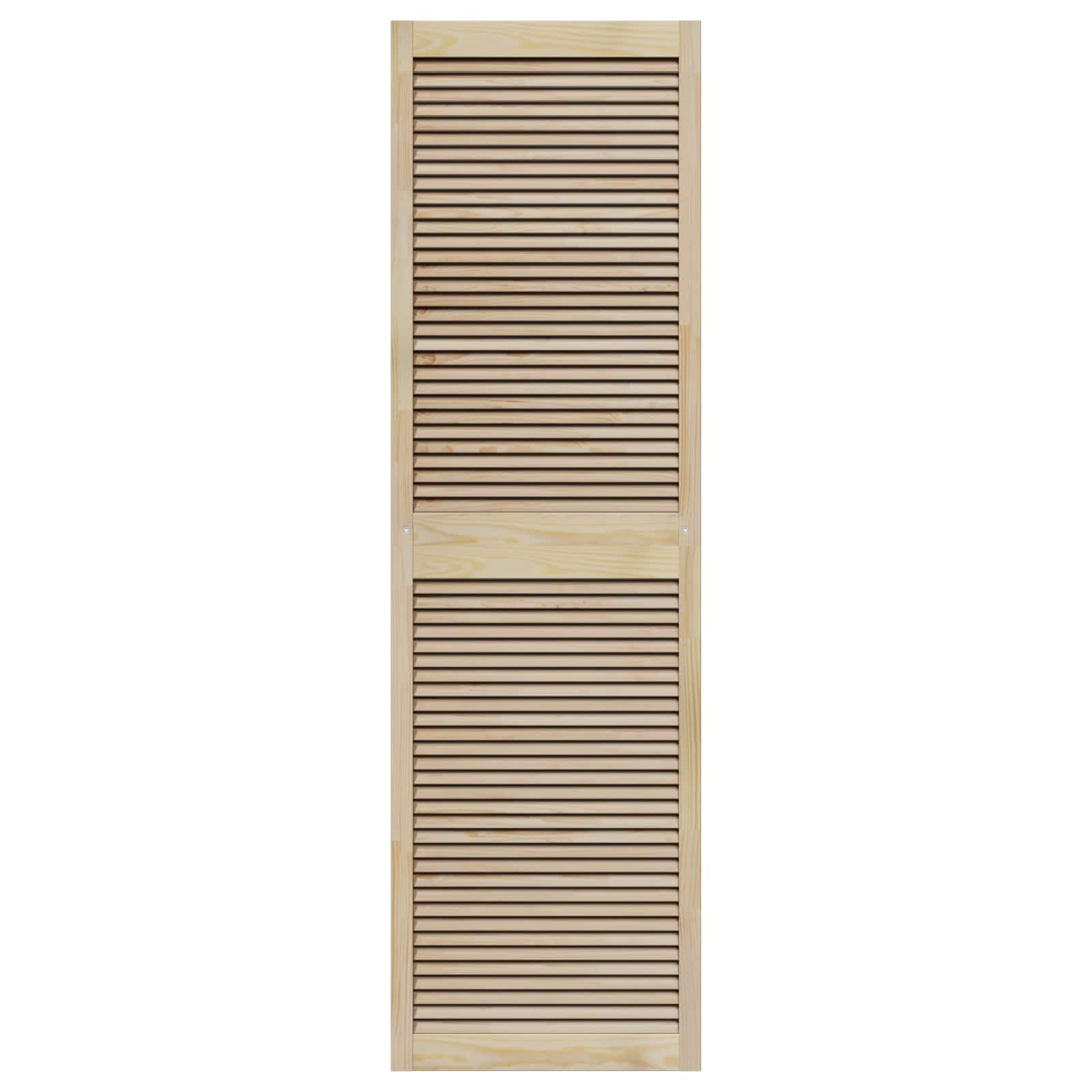 vidaXL Drzwi do szafki z drzwiami 2 pcs Naturalny 201 x 2,1 x 59,5 cm