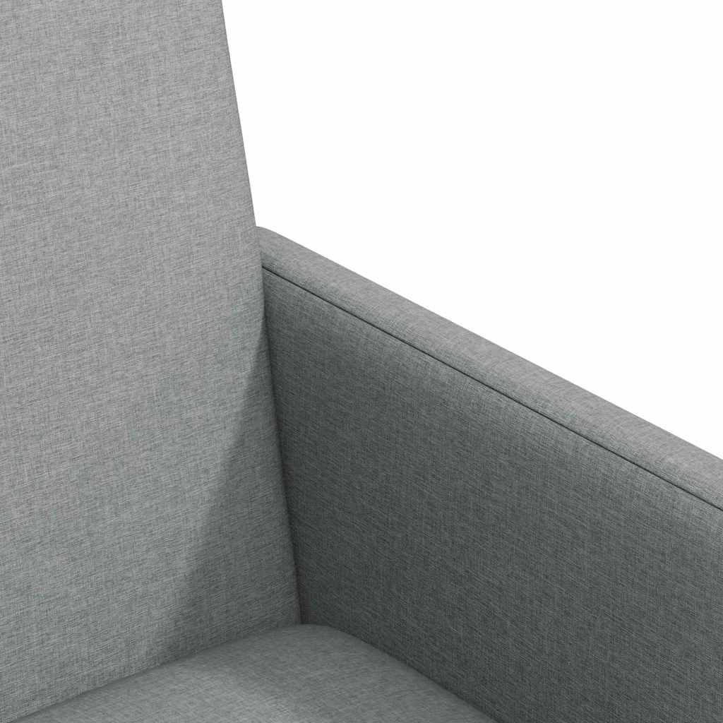 vidaXL Krzesełka jadalne na kółkach 2 pcs Jasnoszary 57 x 66 x 94 cm