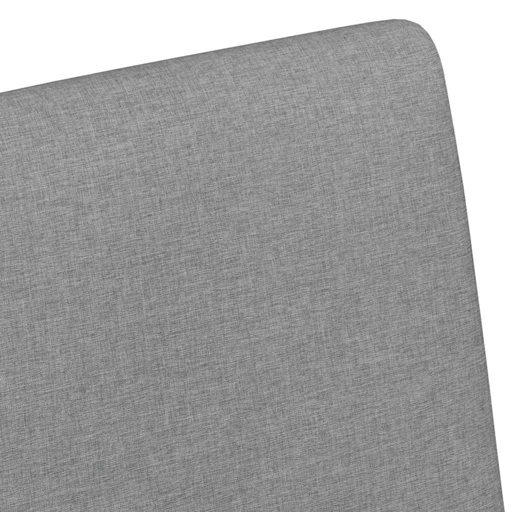 vidaXL Krzesełka jadalne na kółkach 2 pcs Jasnoszary 57 x 66 x 94 cm