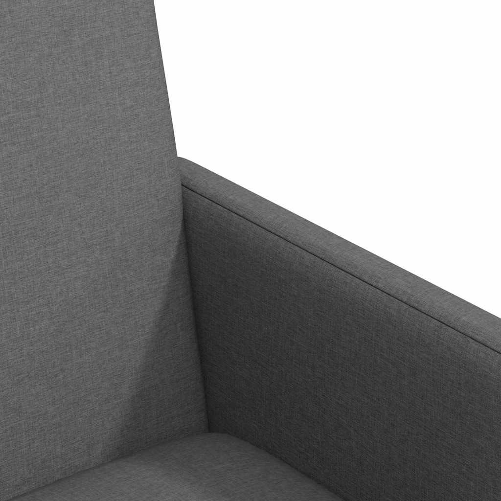 vidaXL Krzesełka jadalne na kółkach 2 pcs Ciemnoszary 57 x 66 x 94 cm