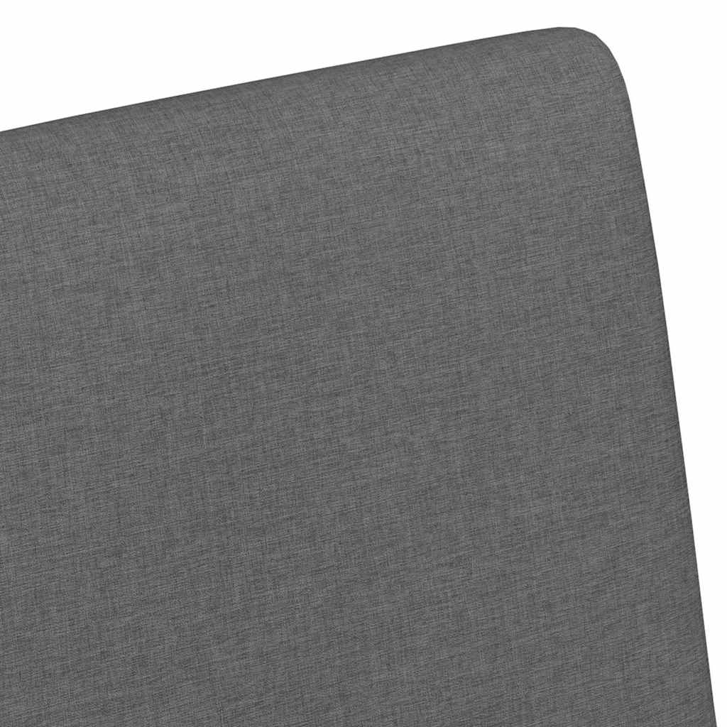 vidaXL Krzesełka jadalne na kółkach 2 pcs Ciemnoszary 57 x 66 x 94 cm