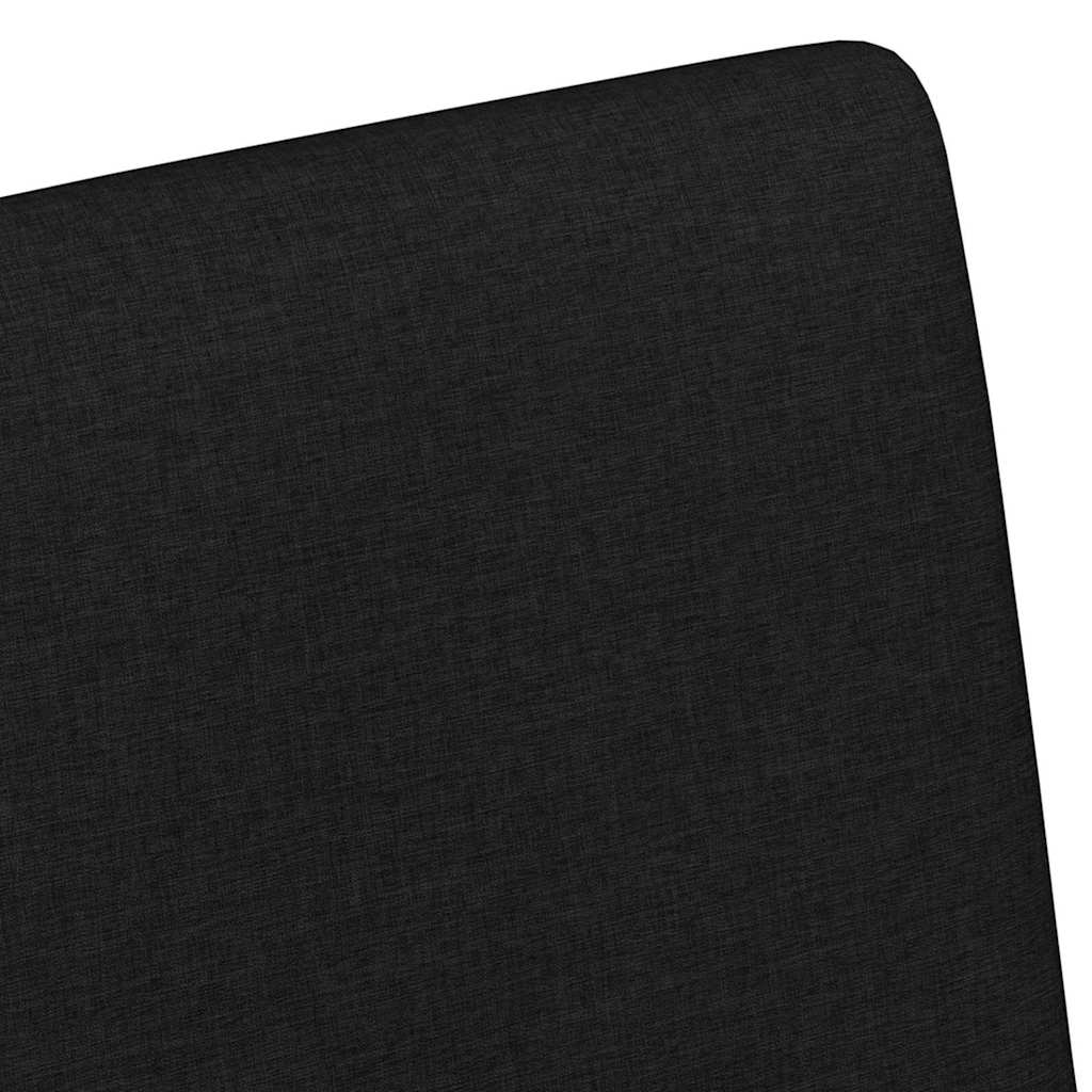 vidaXL Krzesełka jadalne na kółkach 2 pcs Czarny 57 x 66 x 94 cm