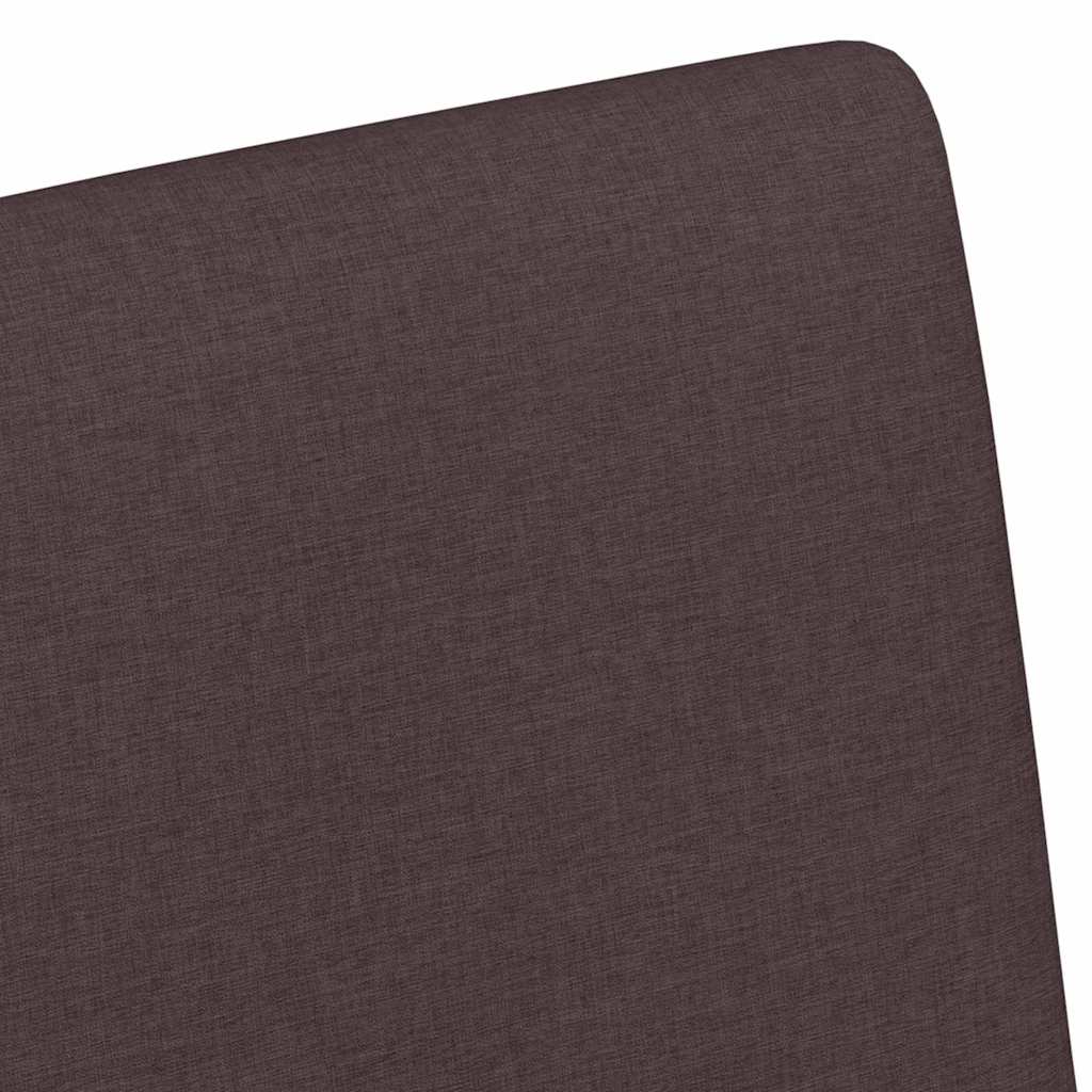 vidaXL Krzesełka jadalne na kółkach 2 pcs Ciemny brąz 57 x 66 x 94 cm