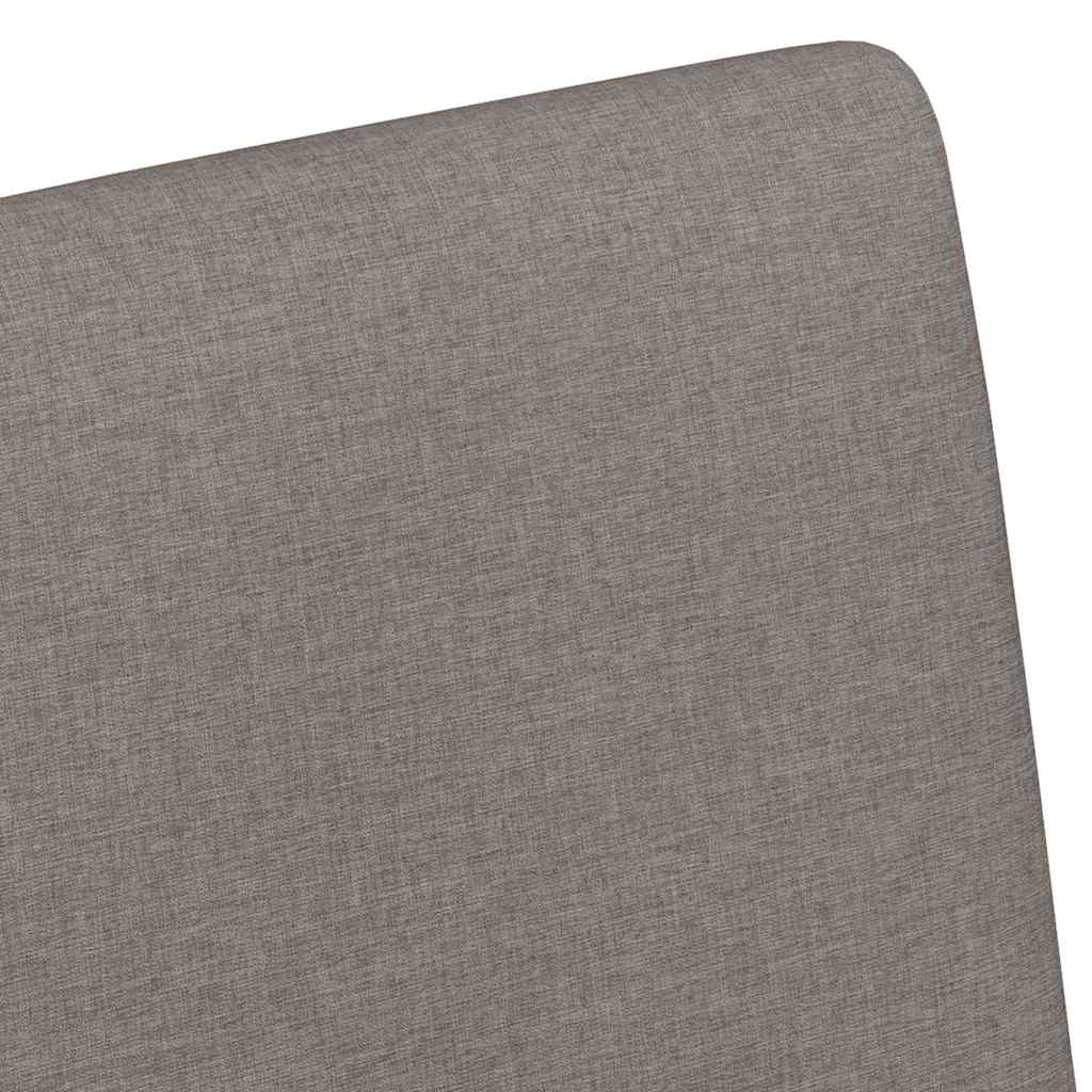 vidaXL Krzesełka jadalne na kółkach 2 pcs Ciemnoszary 57 x 66 x 94 cm